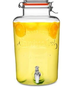 TARRO DISPENSADOR CON GRIFO 8 LITROS VIDRIO LA MEDITERRÁNEA 12 TARRO DISPENSADOR CON GRIFO 8 LITROS VIDRIO LA MEDITERRÁNEA -Bazar Casa Sole tarro dispensador con grifo 8 litros vidrio la mediterranea 4