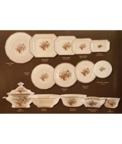 TAZA DE CAFÉ CON PLATO CANASTO FLORAL LA CARTUJA DE SEVILLA -Bazar Casa Sole taza de cafe con plato canasto floral la cartuja de sevilla 3