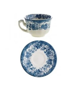 TAZA DE CAFÉ CON PLATO CEILÁN LA CARTUJA DE SEVILLA