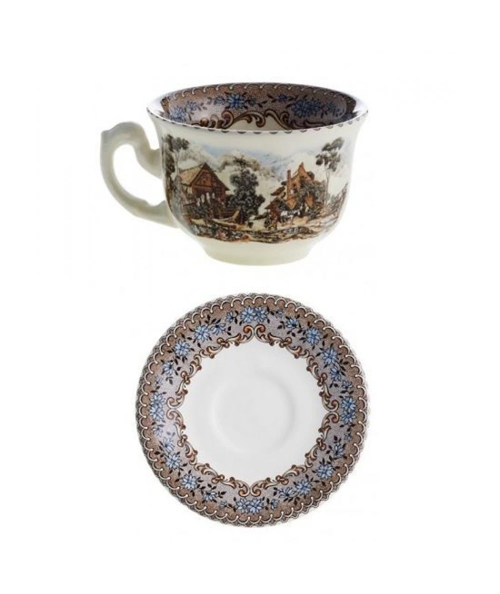 TAZA DE CAFÉ CON PLATO VIEJO MOLINO LA CARTUJA DE SEVILLA 1 TAZA DE CAFÉ CON PLATO VIEJO MOLINO LA CARTUJA DE SEVILLA