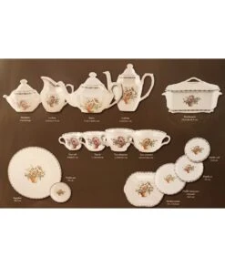 TAZA DE CONSOMÉ CANASTO FLORAL LA CARTUJA DE SEVILLA -Bazar Casa Sole taza de consome canasto floral la cartuja de sevilla 2