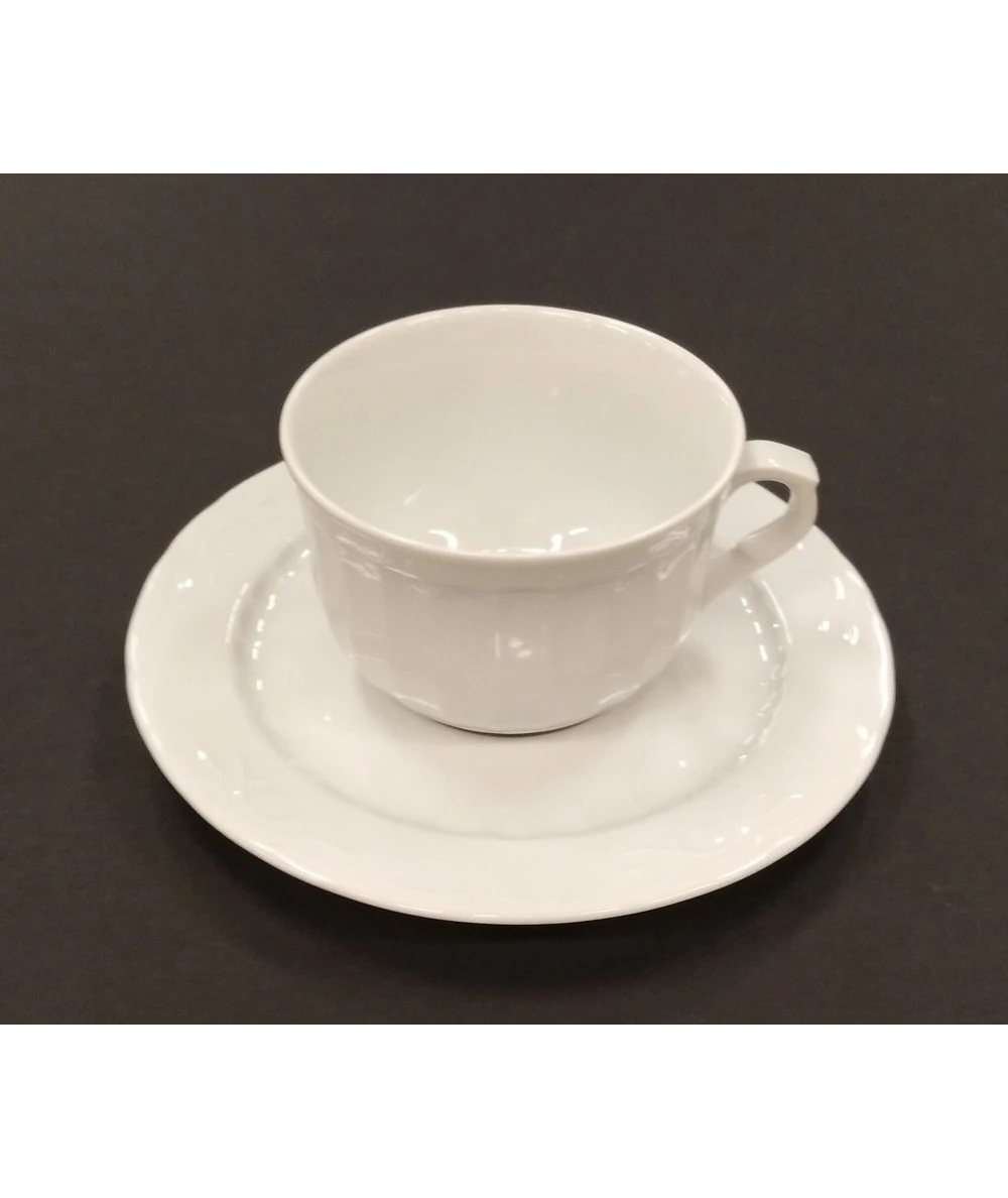 TAZA DESAYUNO CON PLATO SEVILLA BLANCO SANTA CLARA 78025 1 TAZA DESAYUNO CON PLATO SEVILLA BLANCO SANTA CLARA 78025