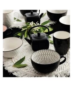 TAZÓN TROPIKO 680ML BIDASOA NEGRO