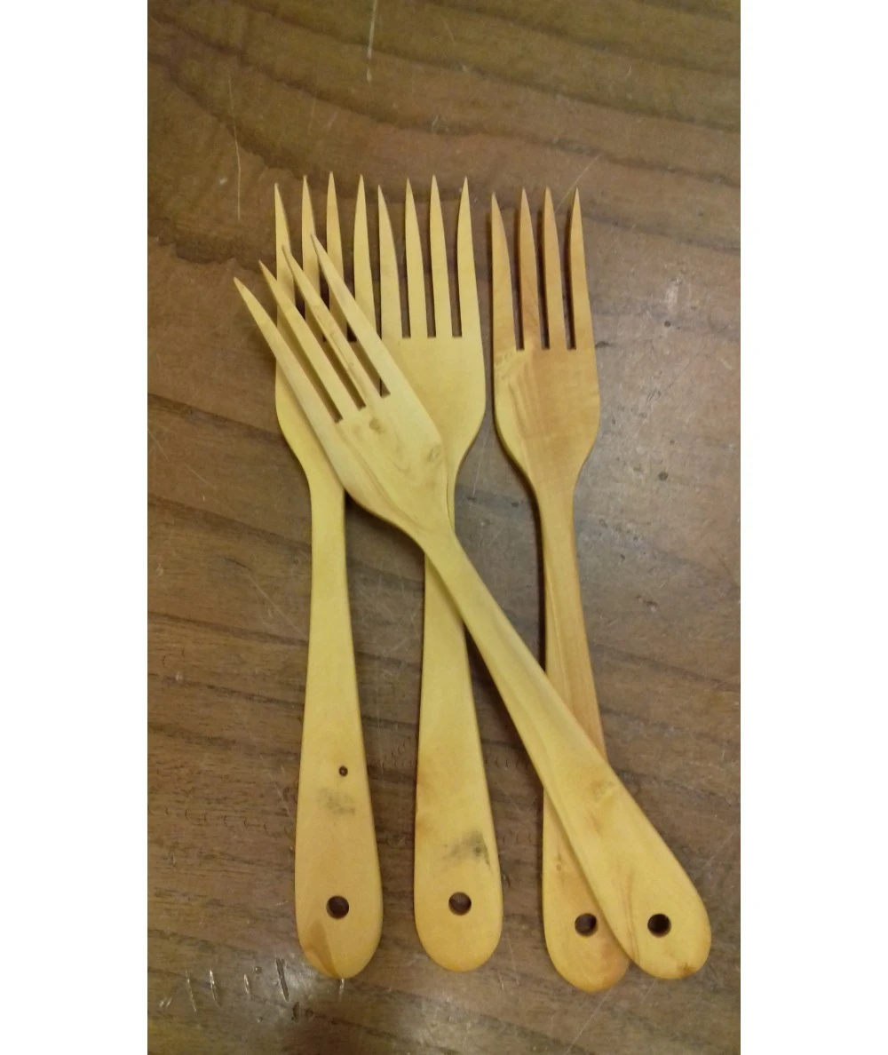 TENEDOR LEGUMBRES 28 CM MADERA DE BOJ 4 TENEDOR LEGUMBRES 28 CM MADERA DE BOJ - Imagen 4