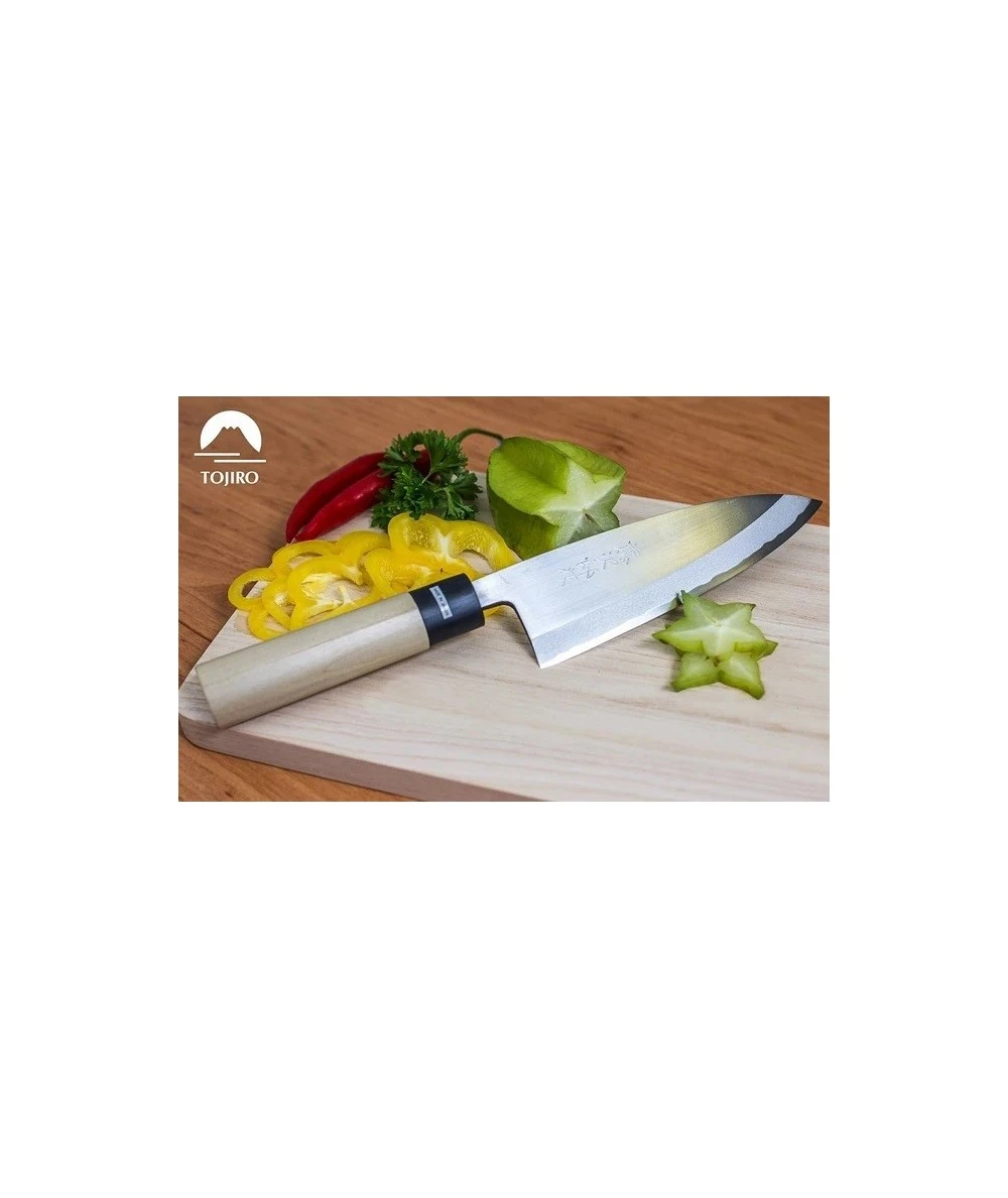 TOJIRO F-903 SHIROGAMI STEEL DEBA 180MM 2 TOJIRO F-903 SHIROGAMI STEEL DEBA 180MM - Imagen 2