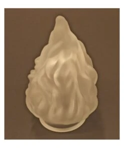 TULIPA CRISTAL ANTORCHA MATE C/G 8CM -Bazar Casa Sole tulipa cristal antorcha mate cg 8cm 2