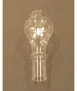 TULIPA CRISTAL QUINQUE TRANS. BOCA 70MM ALTURA 280MM -Bazar Casa Sole tulipa cristal quinque trans boca 70mm altura 280mm 4