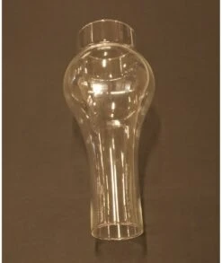 TULIPA CRISTAL QUINQUE TRANSPARENTE BOCA 60MM ALTURA 230MM -Bazar Casa Sole tulipa cristal quinque transparente boca 60mm altura 230mm 4