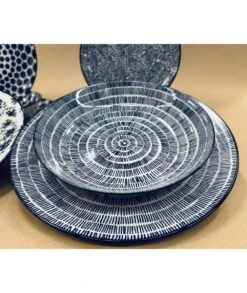 VAJILLA 12 PIEZAS ARMONIA AZUL IBILI 691700 -Bazar Casa Sole vajilla 12 piezas armonia azul ibili 691700 5