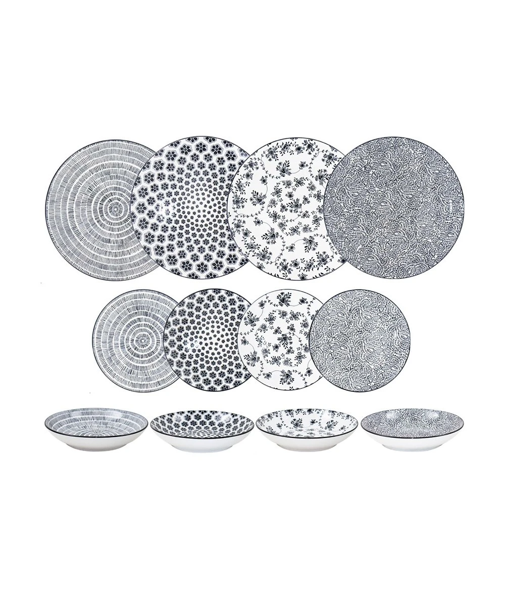 VAJILLA 12 PIEZAS ARMONIA NEGRA IBILI 691701 1 VAJILLA 12 PIEZAS ARMONIA NEGRA IBILI 691701