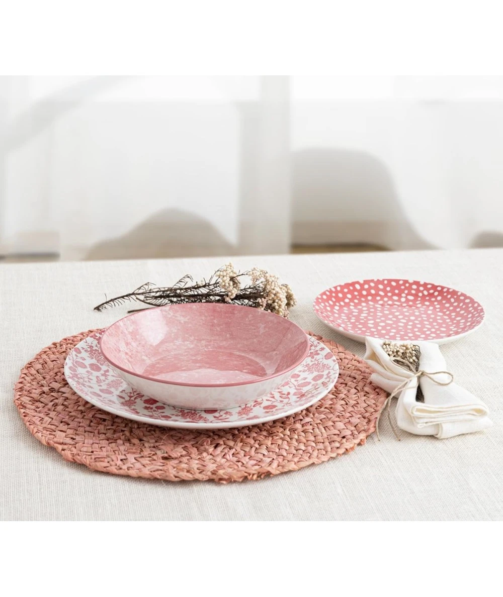 VAJILLA 12 PIEZAS BIDASOA AQUILEA ROSA 1 VAJILLA 12 PIEZAS BIDASOA AQUILEA ROSA