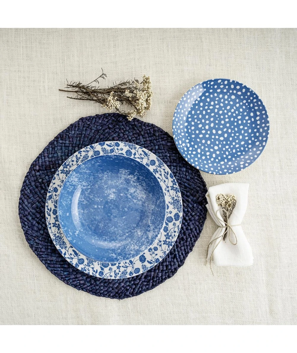 VAJILLA 18 PIEZAS BIDASOA AQUILEA AZUL 2 VAJILLA 18 PIEZAS BIDASOA AQUILEA AZUL - Imagen 2