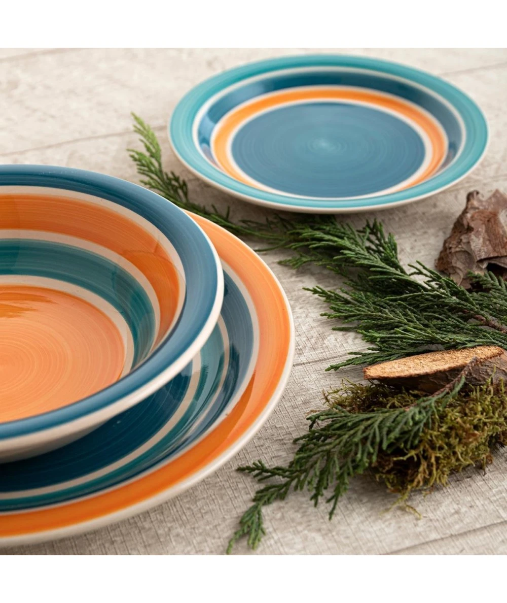 VAJILLA 18 PIEZAS GRES AIRE AZUL QUID 1 VAJILLA 18 PIEZAS GRES AIRE AZUL QUID