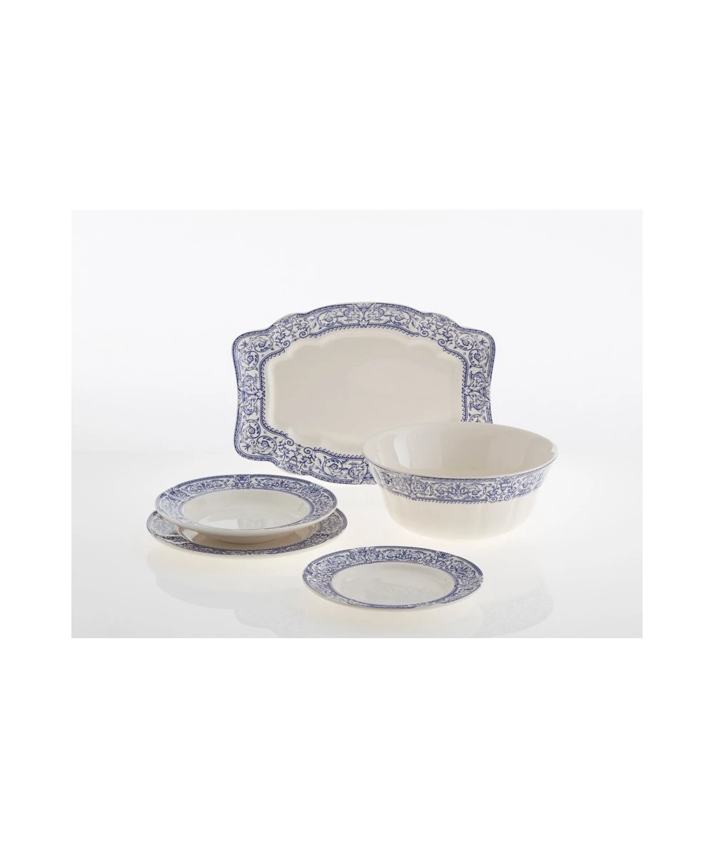 VAJILLA 20 PIEZAS 150 ANIVERSARIO LA CARTUJA DE SEVILLA 1 VAJILLA 20 PIEZAS 150 ANIVERSARIO LA CARTUJA DE SEVILLA