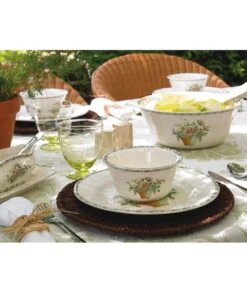 VAJILLA 42 PIEZAS CANASTO FLORAL LA CARTUJA DE SEVILLA 16 VAJILLA 42 PIEZAS CANASTO FLORAL LA CARTUJA DE SEVILLA -Bazar Casa Sole vajilla 42 piezas canasto floral la cartuja de sevilla 2