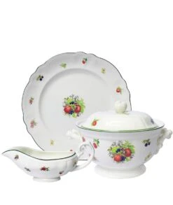 VAJILLA 42 PIEZAS FLORES Y FRUTAS SAN CLAUDIO 1005101222