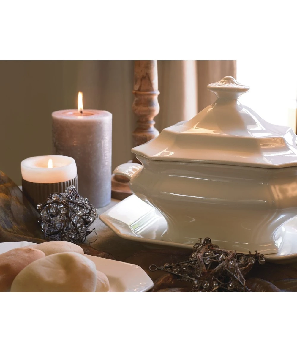 VAJILLA 56 PIEZAS OCHAVADA BLANCA LA CARTUJA DE SEVILLA 4 VAJILLA 56 PIEZAS OCHAVADA BLANCA LA CARTUJA DE SEVILLA - Imagen 4