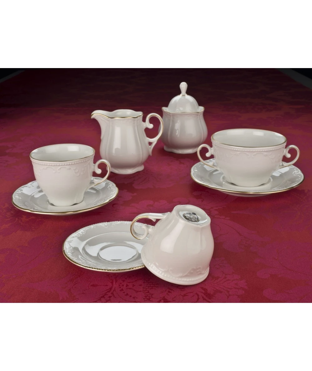 VAJILLA 57 PIEZAS CAPRICHO ORO SANTA CLARA 2 VAJILLA 57 PIEZAS CAPRICHO ORO SANTA CLARA - Imagen 2