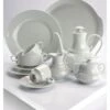 VAJILLA 57 PIEZAS GRANADA BLANCO PONTESA