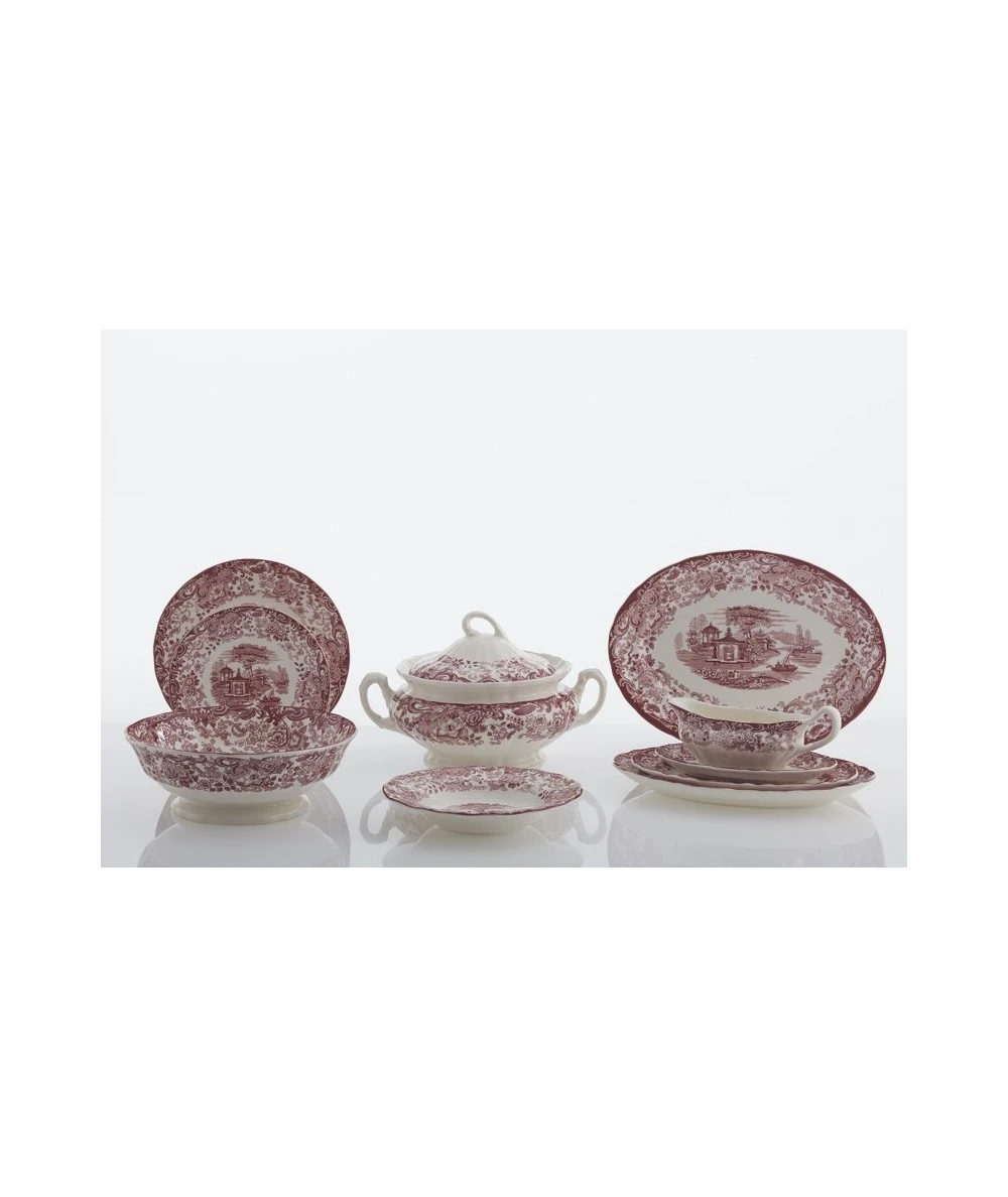 VAJILLA AURORA 202 ROSA 42 PIEZAS LA CARTUJA DE SEVILLA 1 VAJILLA AURORA 202 ROSA 42 PIEZAS LA CARTUJA DE SEVILLA