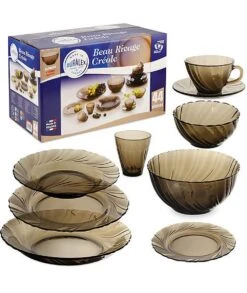 VAJILLA DURALEX BEAU RIV CREOLE 44 PIEZAS