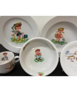 VAJILLA INFANTIL NIÑA 5 PIEZAS 16 VAJILLA INFANTIL NIÑA 5 PIEZAS -Bazar Casa Sole vajilla infantil nina 5 piezas 7